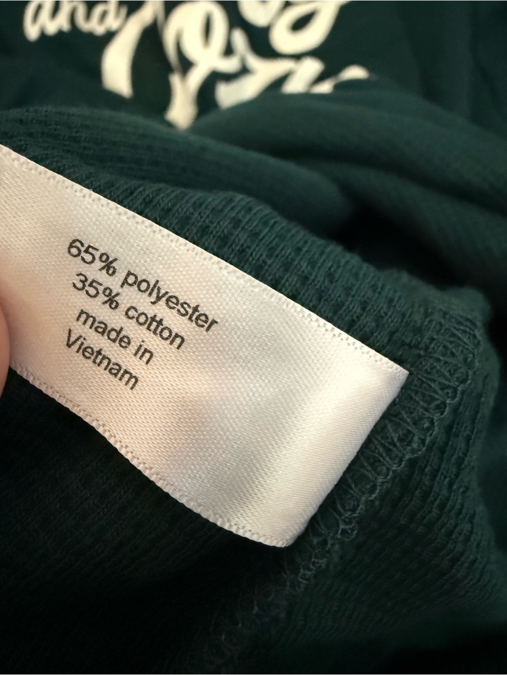 Lane Bryant Dark Green 'Comfy and Cozy' Crewneck Sweater - Picture 5 of 5